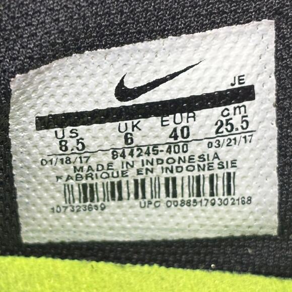 🔴 Nike Mercurial Vortex 3 Women`s Size 8.5 Blue Black Soccer Cleats 844245-400 - Picture 8 of 8